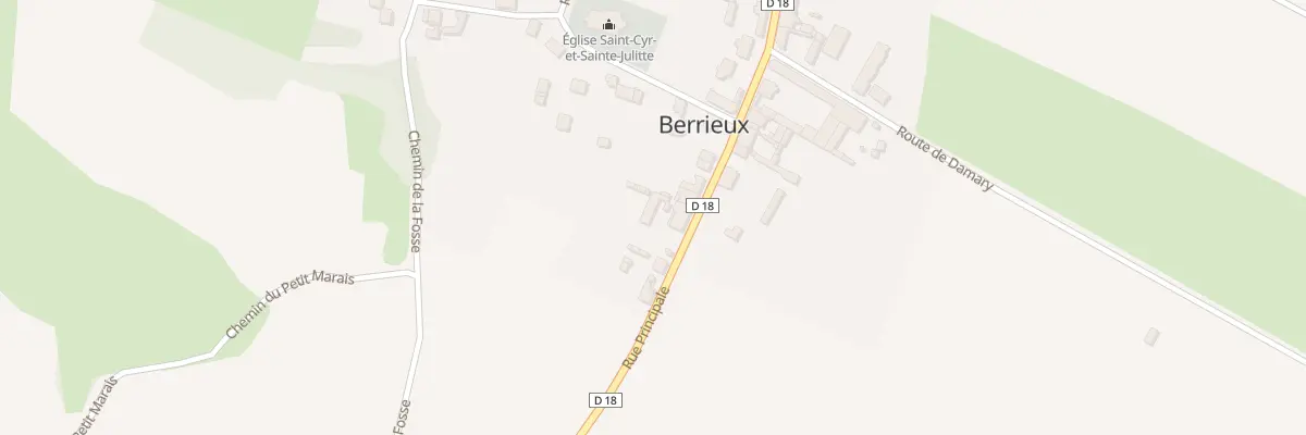 Plan du 5 Rue Principale à Berrieux