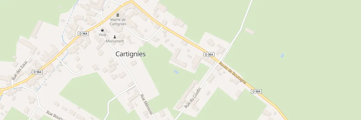 Plan du 160 Rte de Boulogne à Cartignies