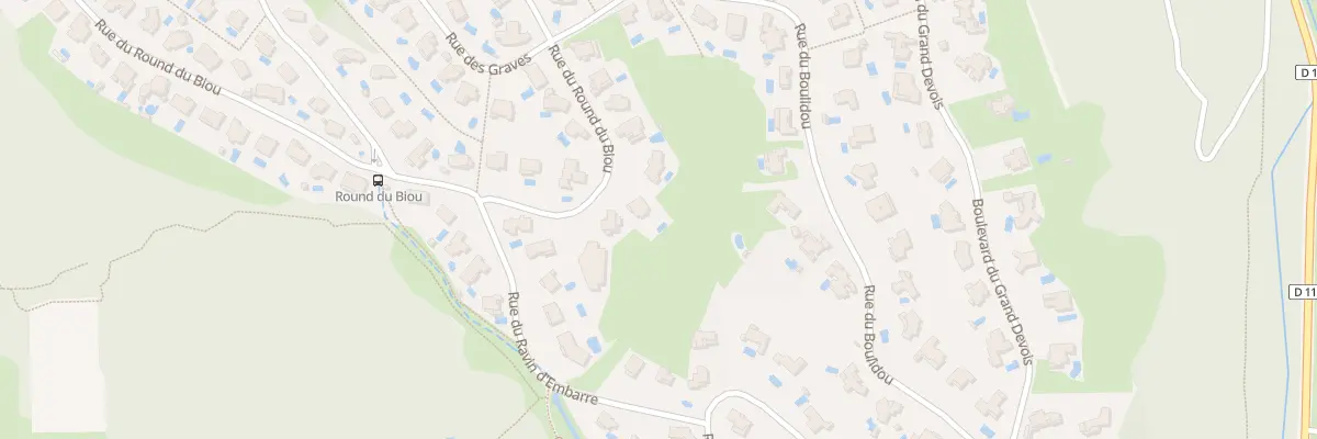 Plan du 1258 Rue du Round du Biou à Saint-Clément-de-Rivière
