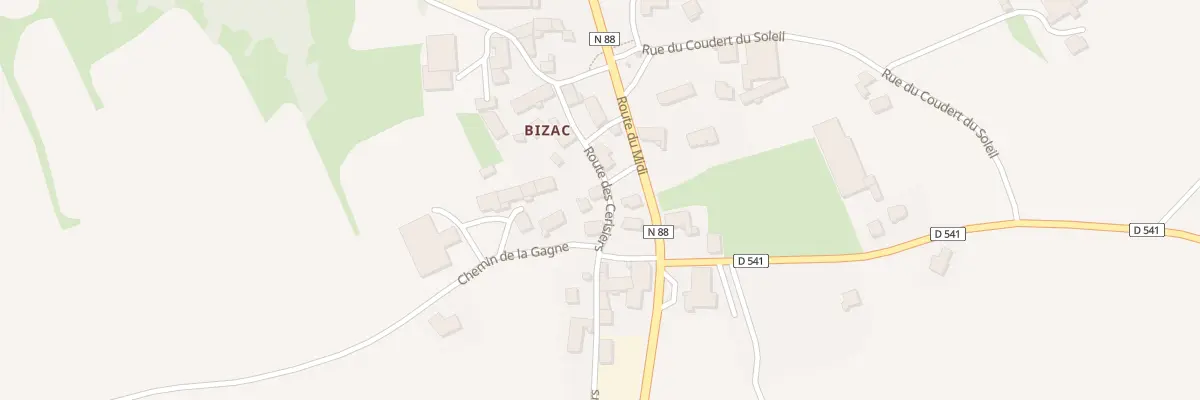Plan du 150 Rte des Cerisiers au Brignon