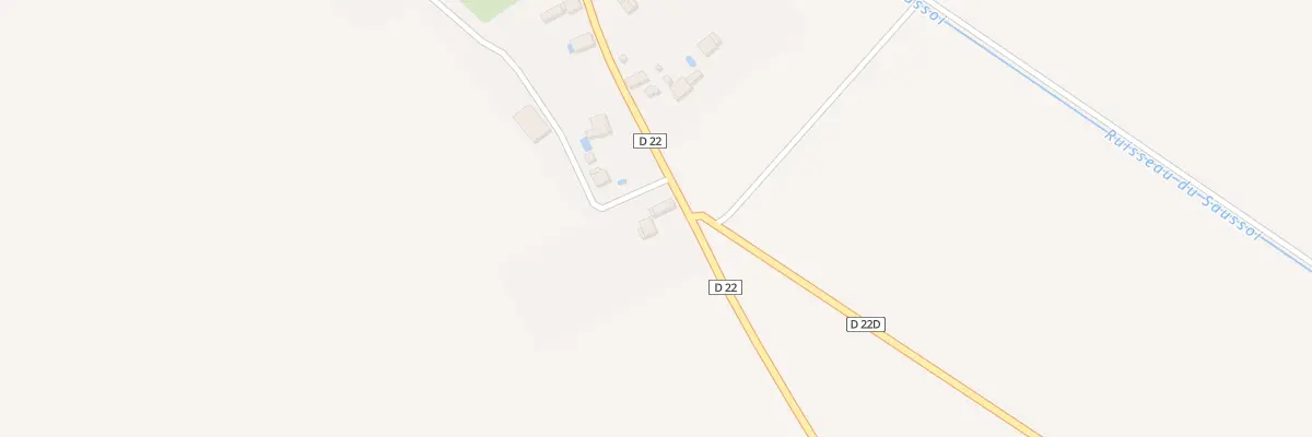 Plan du 1 Rue de la Mairie à Vosnon