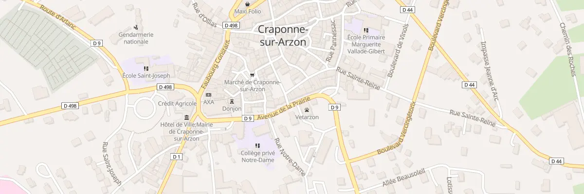 Plan du 17 Av de la Prairie à Craponne-sur-Arzon