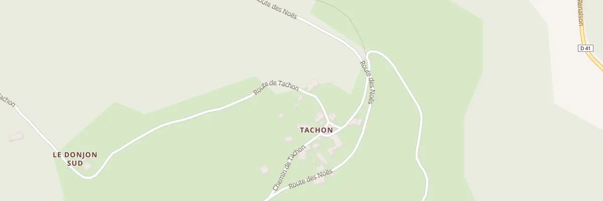 Plan du 271 Rte de Tachon à Saint-Rirand