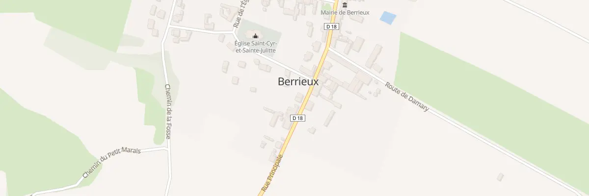 Plan du 13 Rue Principale à Berrieux