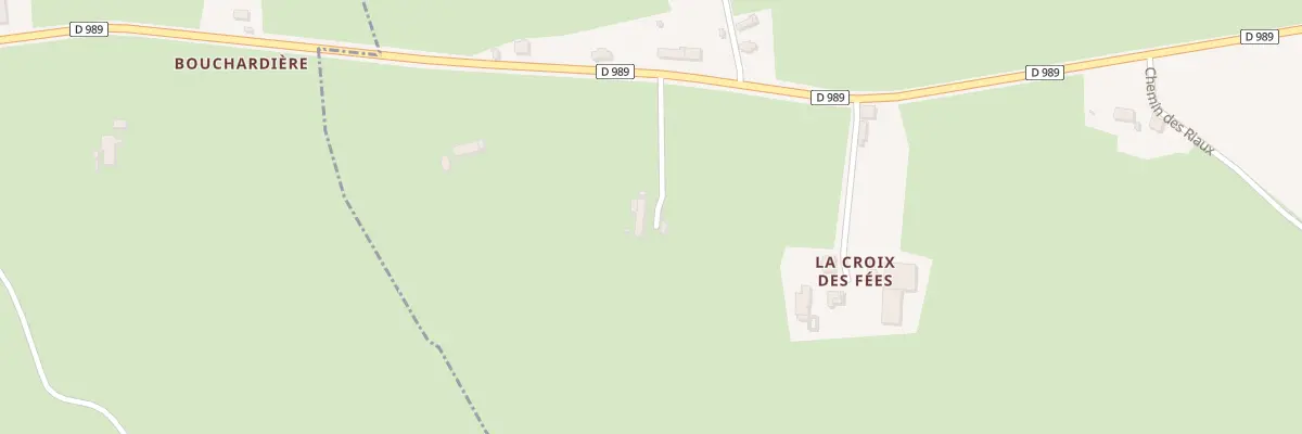 Plan du 5087 La Croix des Fees au Donjon