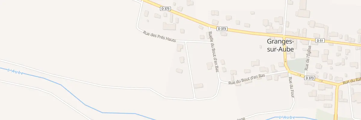 Plan du 3 Rue des Pres Hauts à Granges-sur-Aube