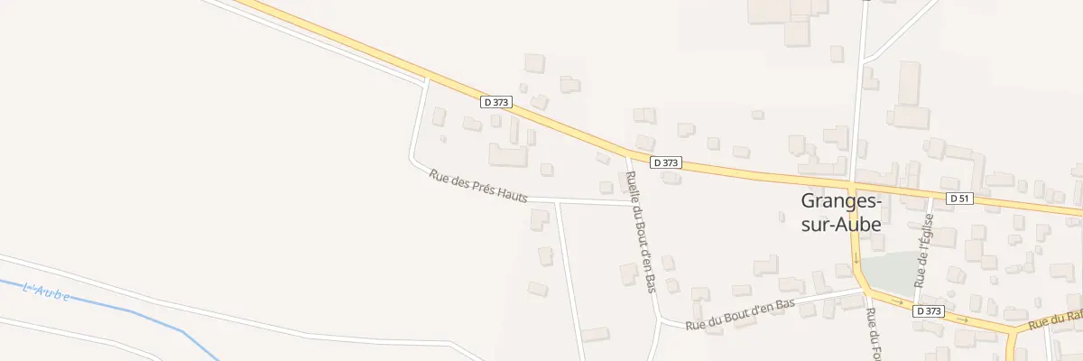 Plan du 5001 Chem Rural d’Anglure à Granges-sur-Aube