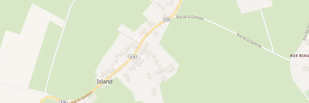 Plan du 3 Rue de la Liberté à Island