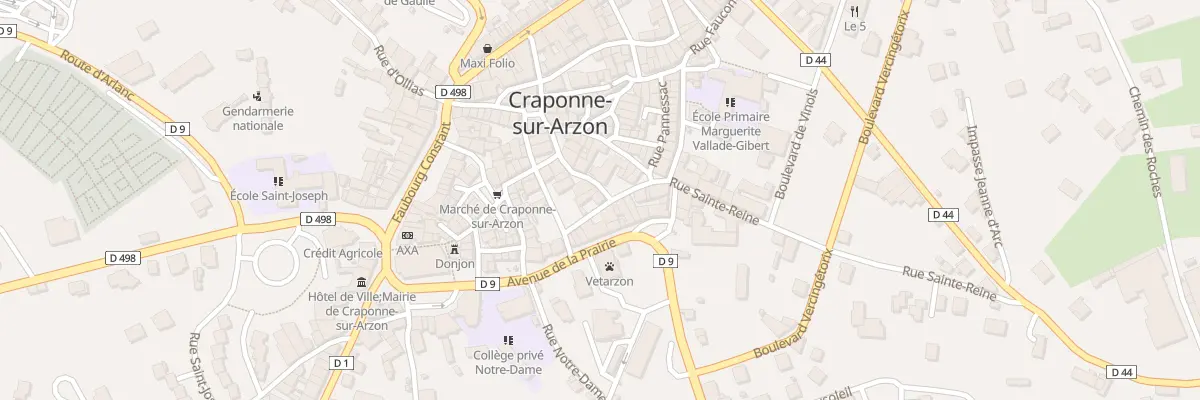 Plan du 3 Rue du Matras à Craponne-sur-Arzon