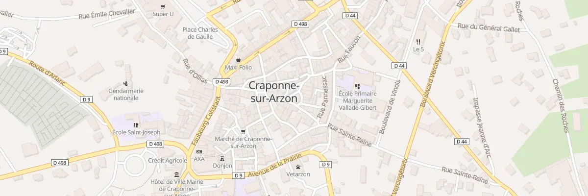 Plan du 8 Pl aux Fruits à Craponne-sur-Arzon