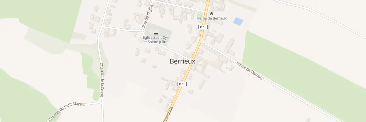 Plan du 13 Rue Principale à Berrieux