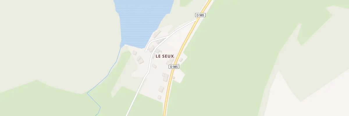 Plan du 178 Le Seux à Saint-Honoré-les-Bains