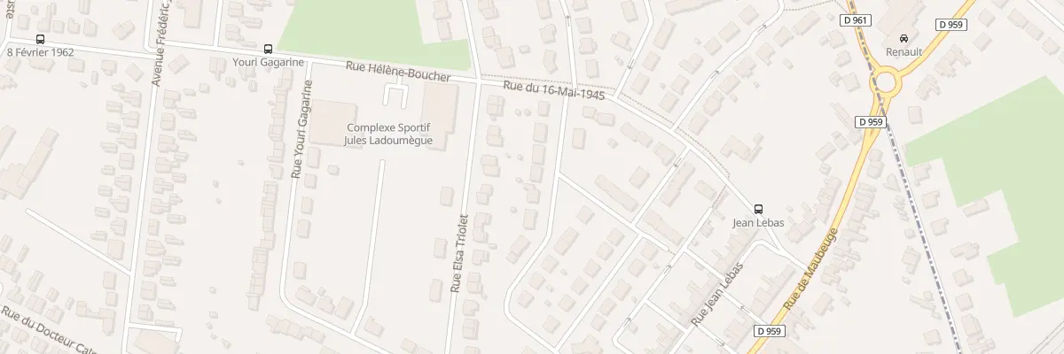 Plan du 26 Rue Martin Luther King à Aulnoye-Aymeries