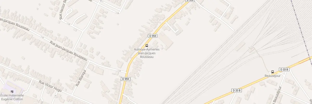 Plan du 80B Rue de Maubeuge à Aulnoye-Aymeries