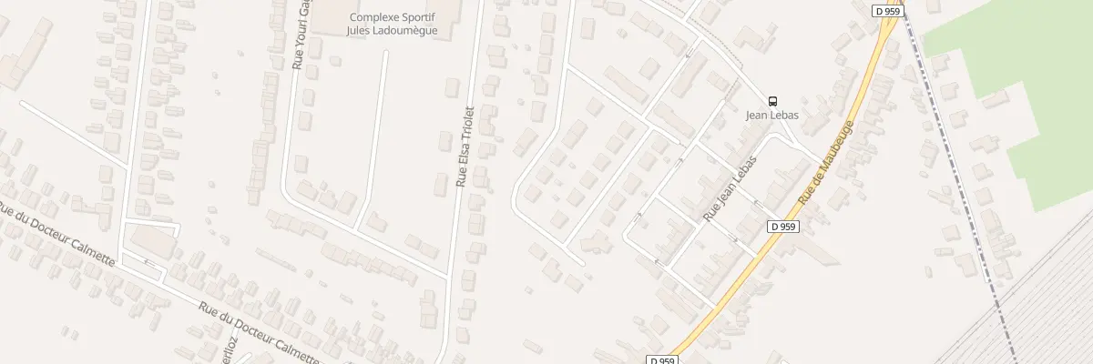 Plan du 47 Rue Martin Luther King à Aulnoye-Aymeries
