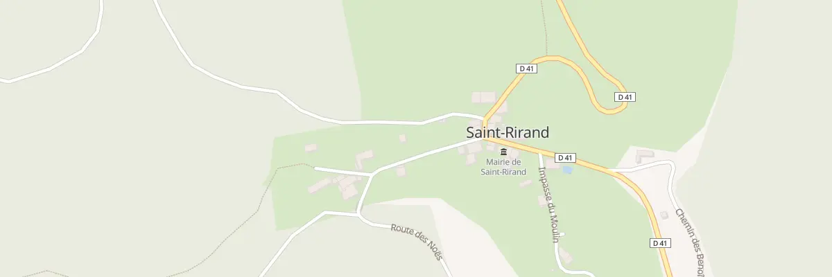 Plan du 164 Rte des Noes à Saint-Rirand