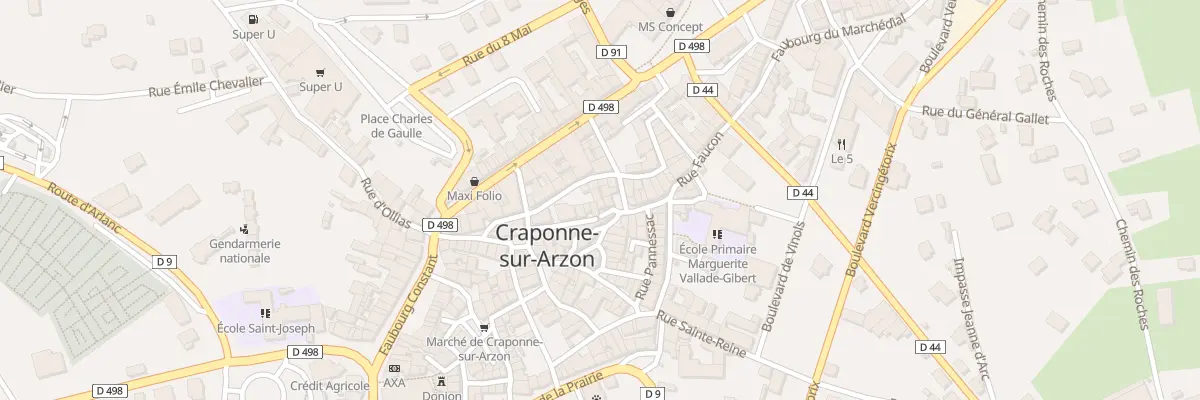 Plan du 3 Rue des Voûtes à Craponne-sur-Arzon