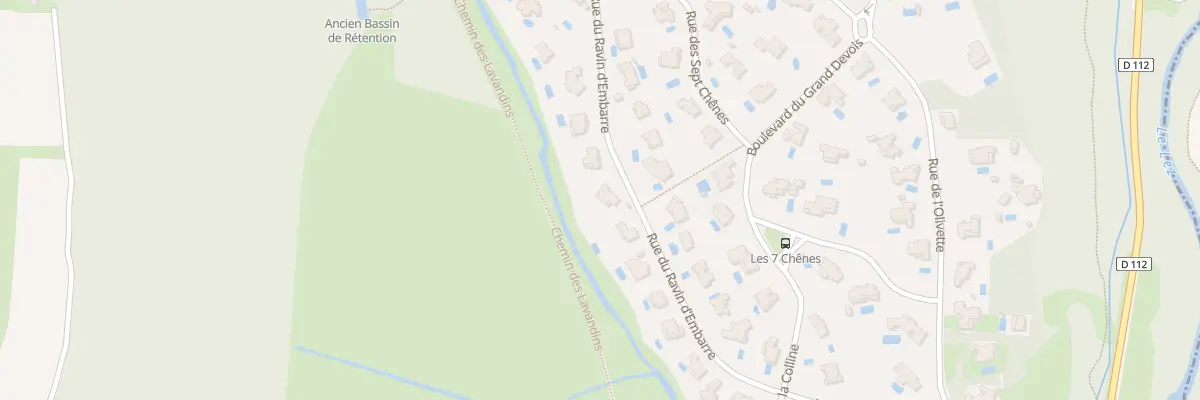 Plan du 591 Rue du Ravin d’Embarre à Saint-Clément-de-Rivière
