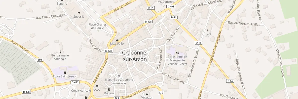 Plan du 21 Pl aux Fruits à Craponne-sur-Arzon