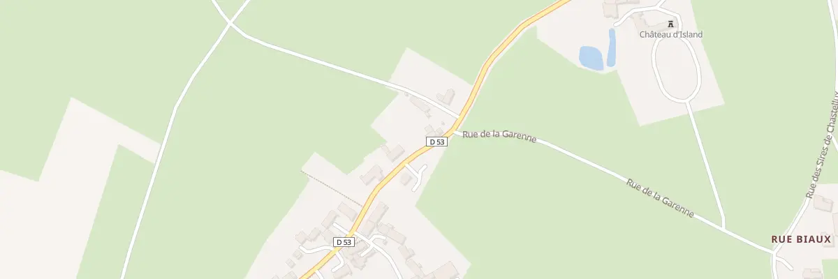 Plan du 2 Rue du Saulsois à Island