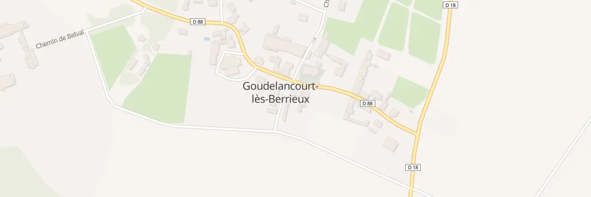 Plan du 1 Pl de la Forge à Goudelancourt-lès-Berrieux