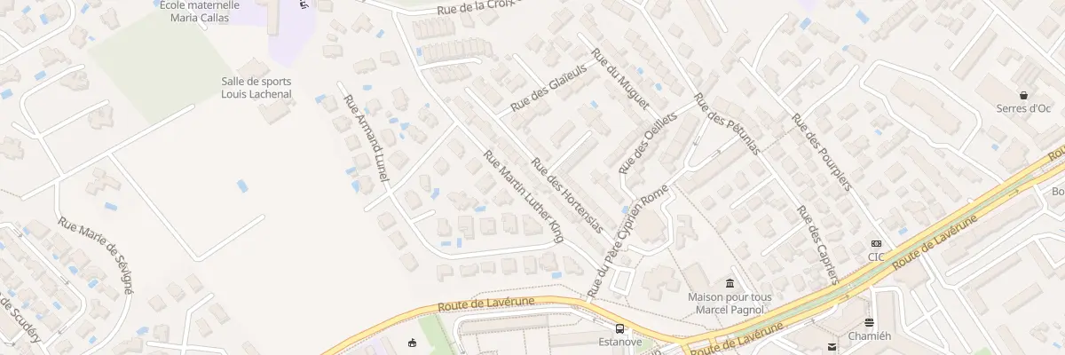 Plan du 21 Rue des Hortensias à Montpellier