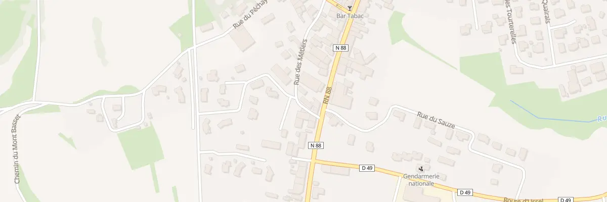 Plan du 2 Rue des Métiers à Costaros