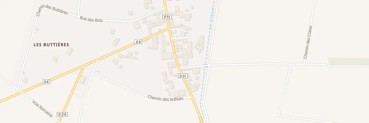 Plan du 14 Rue d’En Haut à Carisey