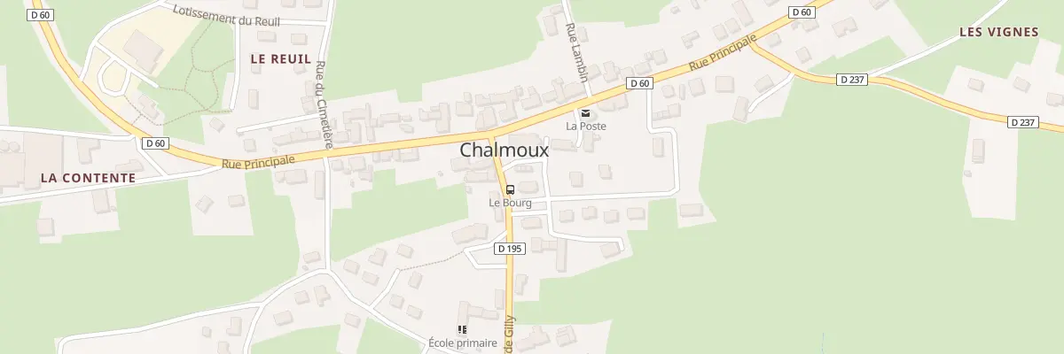 Plan du 3 Pl des Joyeux à Chalmoux