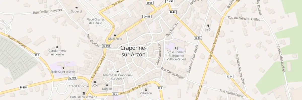 Plan du 18 Pl aux Fruits à Craponne-sur-Arzon