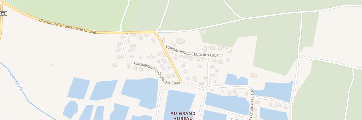 Plan du 23 Rue Lot la Chute des Eaux à Prouilly