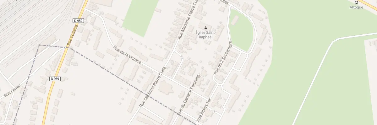 Plan du 3 Rue du Gen Diaz à Aulnoye-Aymeries