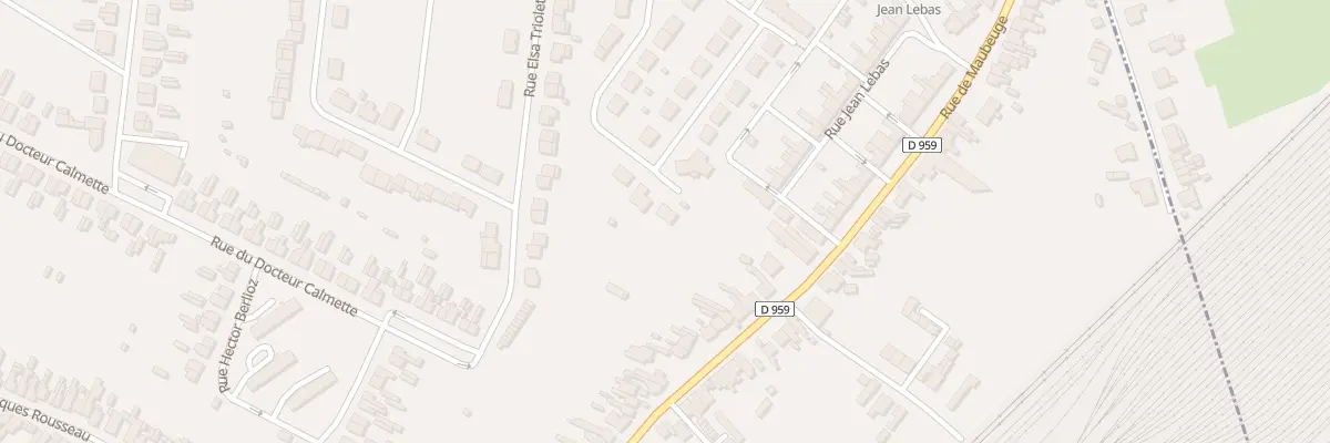 Plan du 40 Rue Martin Luther King à Aulnoye-Aymeries