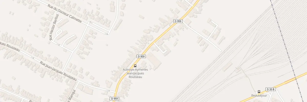 Plan du 90 Rue de Maubeuge à Aulnoye-Aymeries