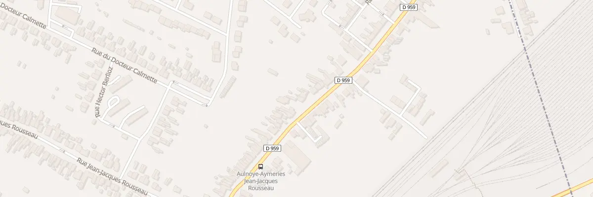 Plan du 97 Rue de Maubeuge à Aulnoye-Aymeries