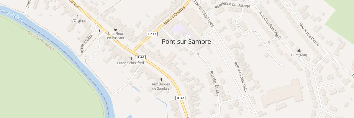 Plan du 118 Grand Rue à Pont-sur-Sambre