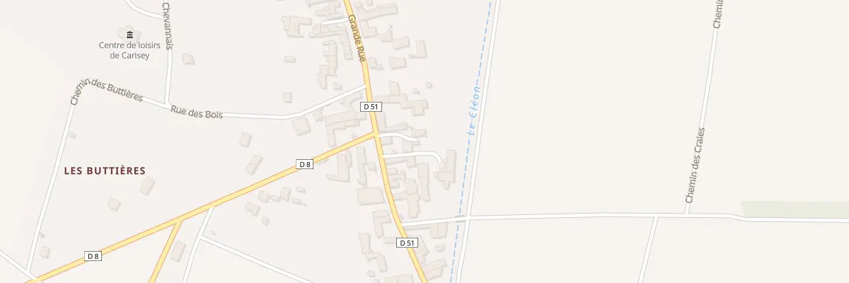 Plan du 4 Rue d’En Haut à Carisey