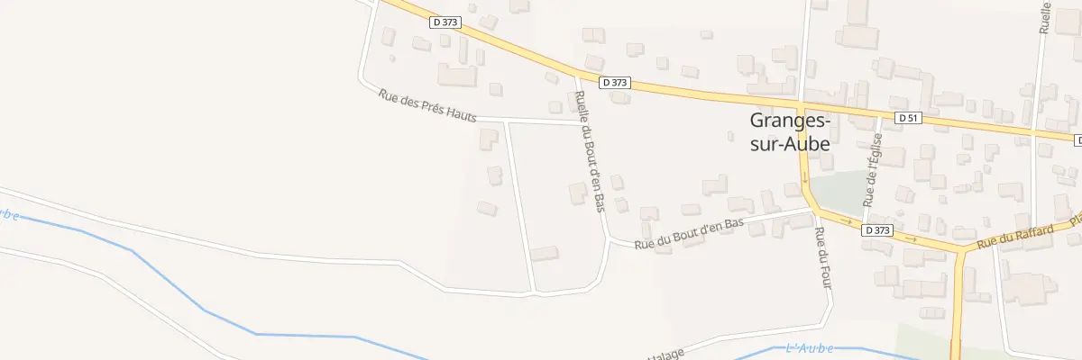 Plan du 6 Rue des Pres Hauts à Granges-sur-Aube