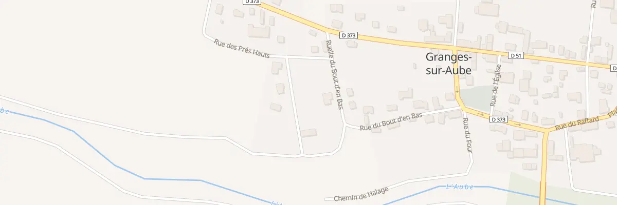 Plan du 8 Rue des Pres Hauts à Granges-sur-Aube