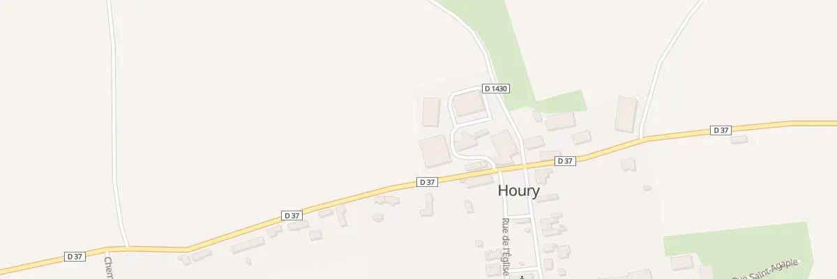 Plan du 2 Rue du Riez des Bois à Houry