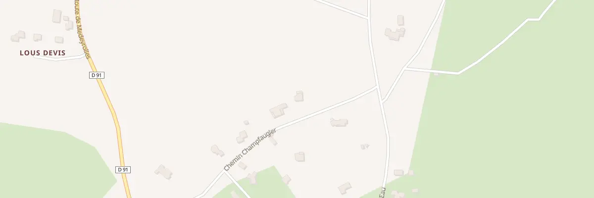 Plan du 7 Che Champfaugier à Craponne-sur-Arzon