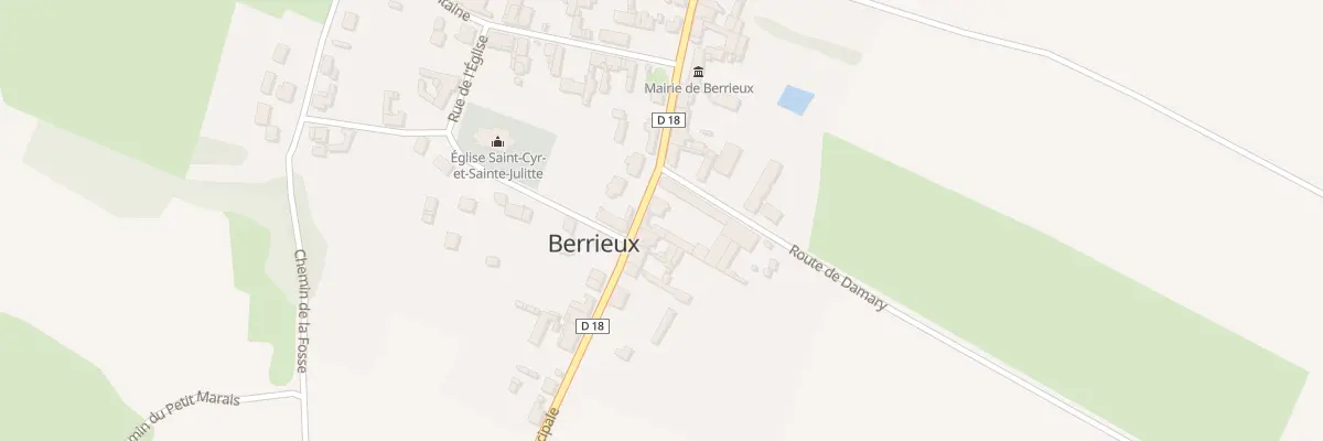Plan du 10 Rue Principale à Berrieux