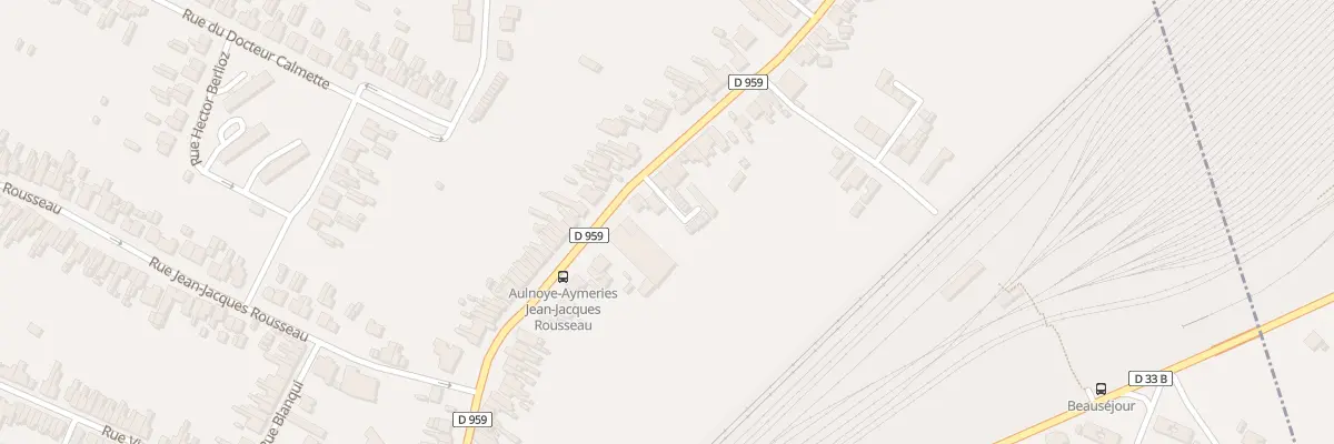 Plan du 92 Rue de Maubeuge à Aulnoye-Aymeries