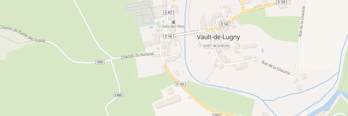 Plan du 6 Che de la Rivière à Vault-de-Lugny