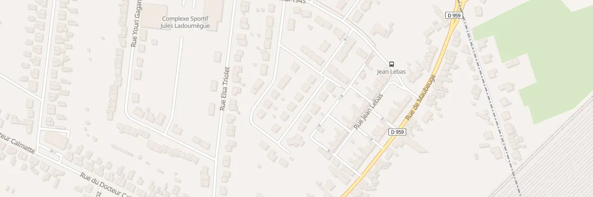 Plan du 57 Rue Martin Luther King à Aulnoye-Aymeries