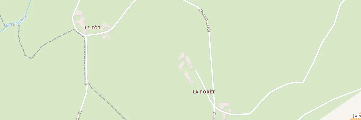 Plan du 594 Che de la Foret à Saint-Romain-d’Urfé