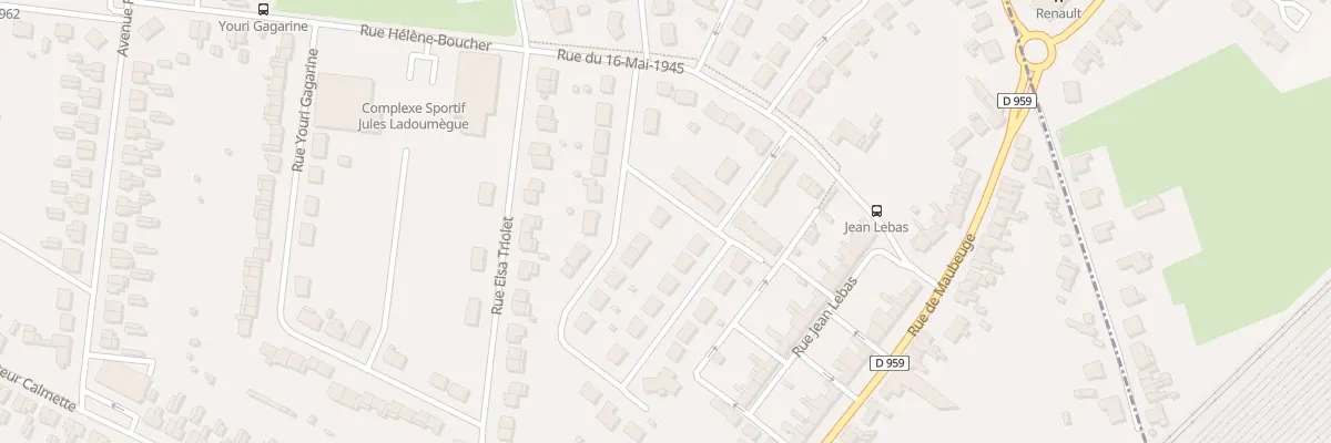 Plan du 63 Rue Martin Luther King à Aulnoye-Aymeries