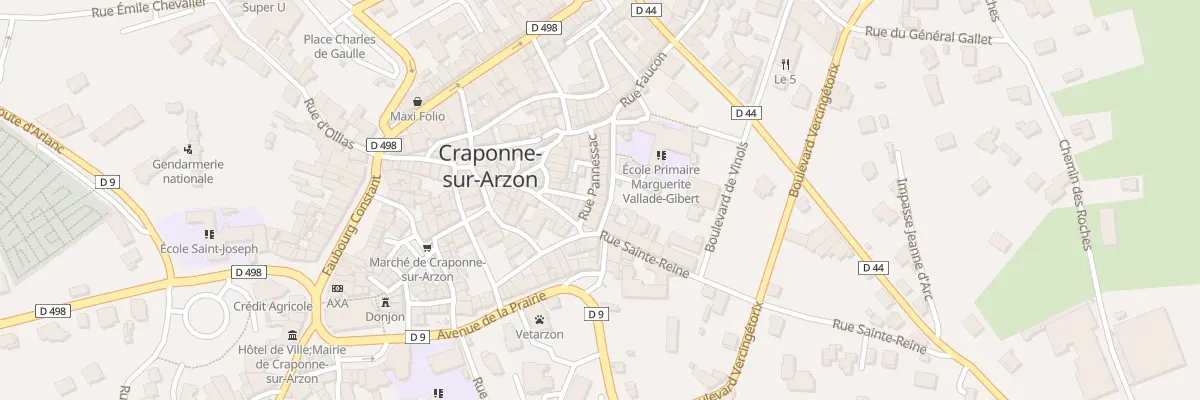 Plan du 6 Rue Pannessac à Craponne-sur-Arzon