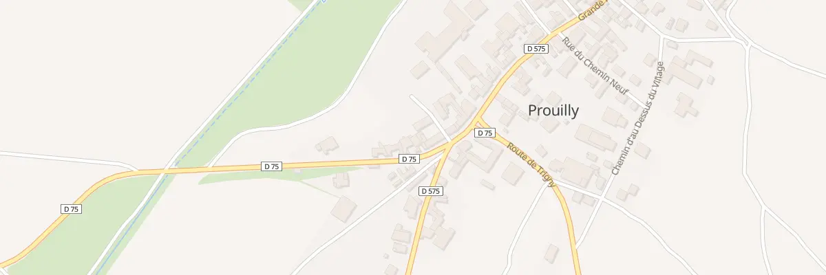 Plan du 4 Rte de Jonchery à Prouilly