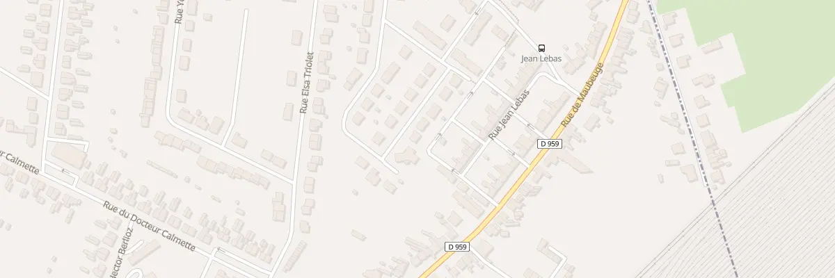 Plan du 44 Rue Martin Luther King à Aulnoye-Aymeries